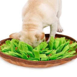 Tapete de rapé lavável para animais de estimação, brinquedos para cães, treinamento de cheiro de nariz, sniffing pad dogs puzzle toy slow food feeding bowl, acessórios para cães - Image 2