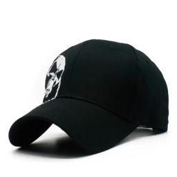 Boné de beisebol dos esportes do algodão dos homens boné de beisebol bordado do crânio para homens moda preto padrão feminino snapback do exército boné masculino hip hop osso - Image 2