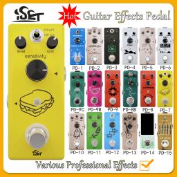 ISET Guitarra Elétrica Efeitos Pedal, True Bypass Compressor, Fuzz, Overdrive, Distorção, Flanger, Efeito Booster, Peças de guitarra - Image 1
