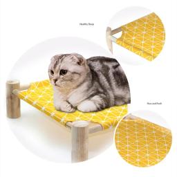 Hammocks Pet Respirável Removível, Casa Universal ao ar livre, Cama de lona para gato, Cão pequeno - Image 3