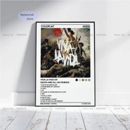 GX1083 C-Collplay Viva or Death Album Poster, Poster, Impressões, Tela, Pintura, Arte Mural, Quadro para Sala de Estar, Decoração de Casa - Image 1