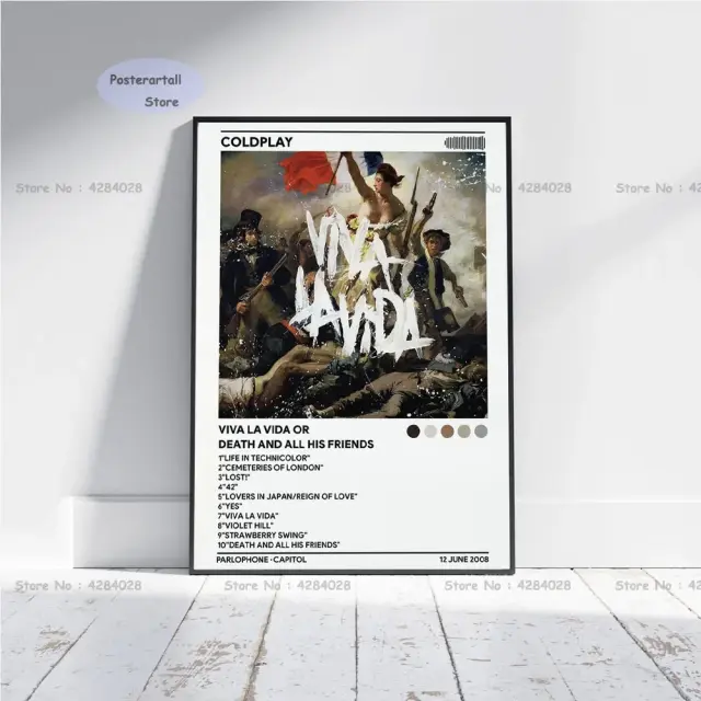Pôster do Álbum Viva or Death da GX1083 C-Collplay: Impressões em Tela para Decoração de Sala de Estar e Arte Mural