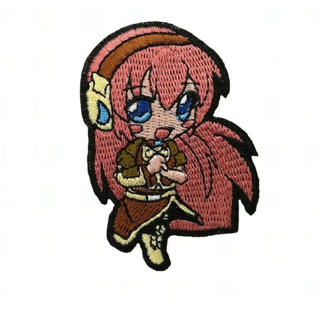 Patch Bordado Kawaii da Hatsune Miku para DIY em Camisas e Calças, Acessório de Anime Ideal como Presente