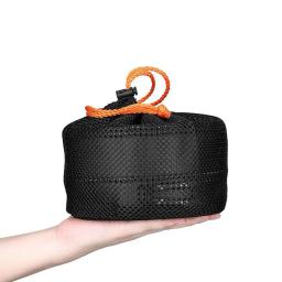 Kit de Panelas de Acampamento Portátil Dobrável, Utensílios De Alumina Dura, Equipamento De Economia De Espaço, Resistência Ao Calor Para 2-3 Pessoas, Piquenique - Image 5