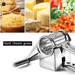 Ralador De Queijo do Aço inoxidável Multi-função Cozinha Plaina Rotativa Cilindros Chocolate Cortador de Legumes Slicer Shredder терка - Image 1