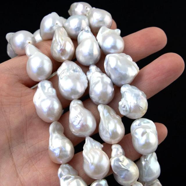 Contas de Pérola Barroca Natural de Água Doce 11-13mm para Joias