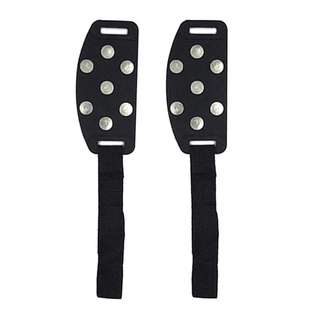 Grippers Universais para Sapatos com 7 Garras de Parafuso Prisioneiro para Caminhadas em Gelo