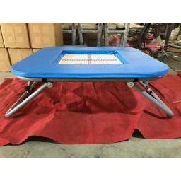 Mini trampolim quadrado profissional para treinamento, ginástica para adulto júnior, 126x126 cm - Image 2