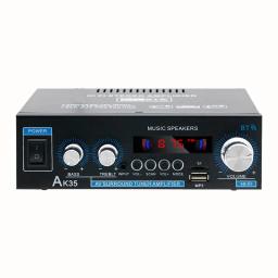 AK35 Amplificador HiFi Bluetooth Digital, Amplificador de Som, Suporte AMP, MP3 Channel 2.0, 110V-240V, Adequado para Casa, Carro, MAX 400W x 2 - Image 6
