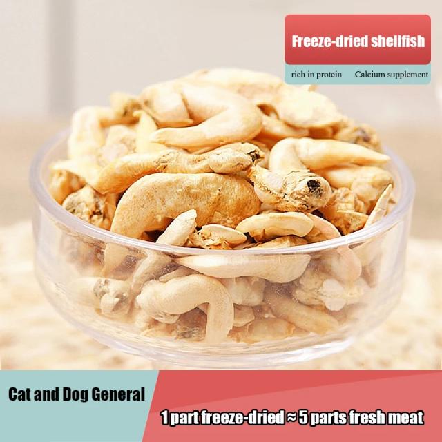Lanches Liofilizados de Peixe e Frutos do Mar para Gatos e Cachorros - Alimentos Nutritivos e Saborosos para Seu Pet