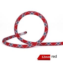Diâmetro 9mm-14mm corda estática montanhismo ao ar livre corda de segurança corda de queda rápida corda de resgate de trabalho aéreo escalada corda principal - Image 1