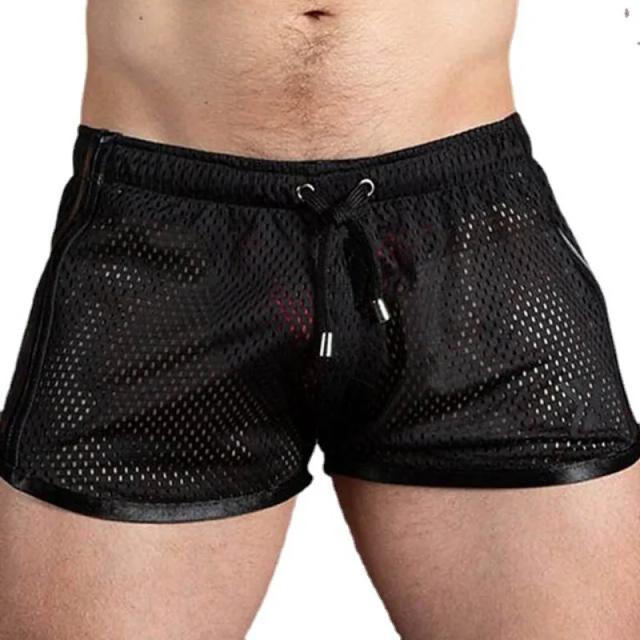 Shorts Masculinos de Malha Respirável e Secagem Rápida para Surf, Ginásio e Atividades ao Ar Livre