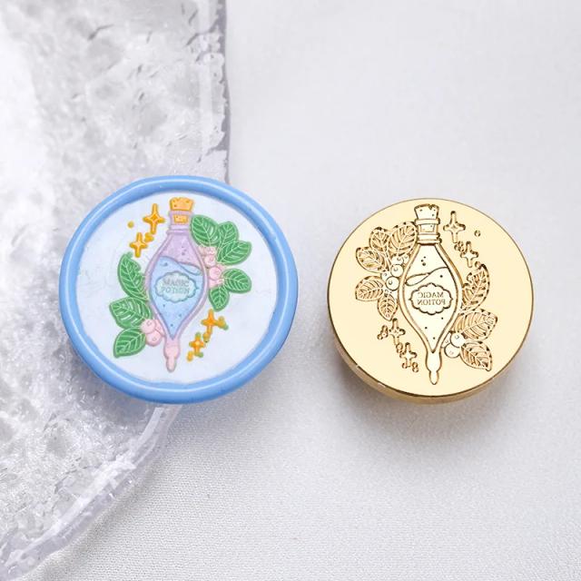 Selos de Vedação de Cera Artesanais para Garrafas e Envelopes - Ideal para Scrapbooking e Projetos DIY, 3cm de Estilo e Elegância