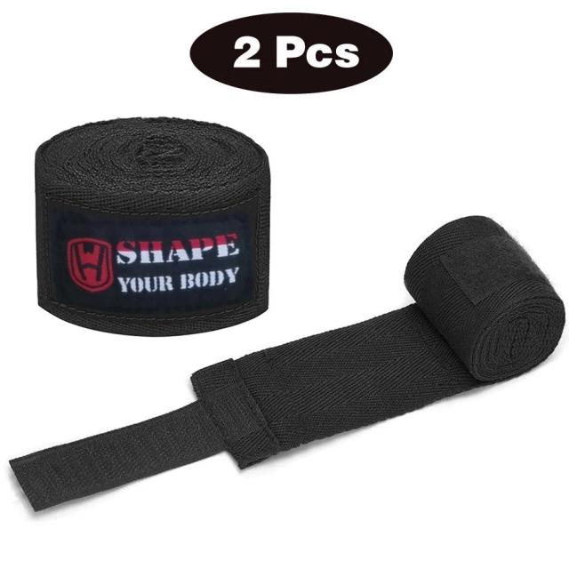 Bandagem de Algodão para Boxe Masculino - Ideal para Sanda, Taekwondo, Muay Thai e MMA - Novo, 1 Par