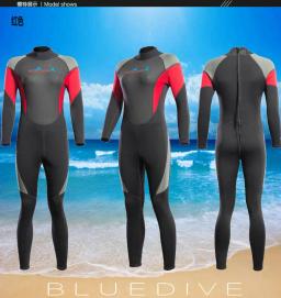 Roupa de mergulho de neoprene feminina 3mm, roupa de banho para mulheres, mangas compridas, surf, espreguiçadeira, peça única - Image 5