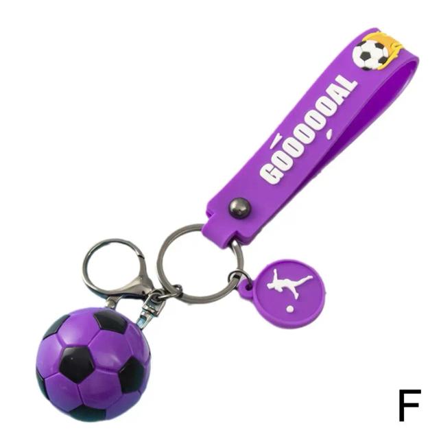 Chaveiros 3D em Metal de Futebol para Homens e Mulheres - Ideais para Decorar Sacos de Carro e Presentear em Festas