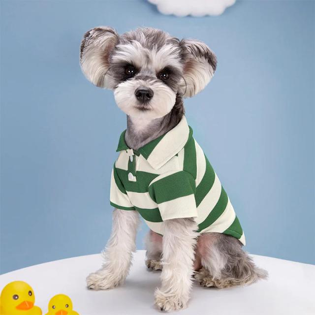 Camisa Polo para Cães e Gatos - Roupas Casuais de Verão