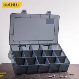 Caixa de armazenamento transparente ajustável, Multi-Lattice Slots, maleta de ferramentas, caixa de artesanato, acessórios para jóias - Image 3