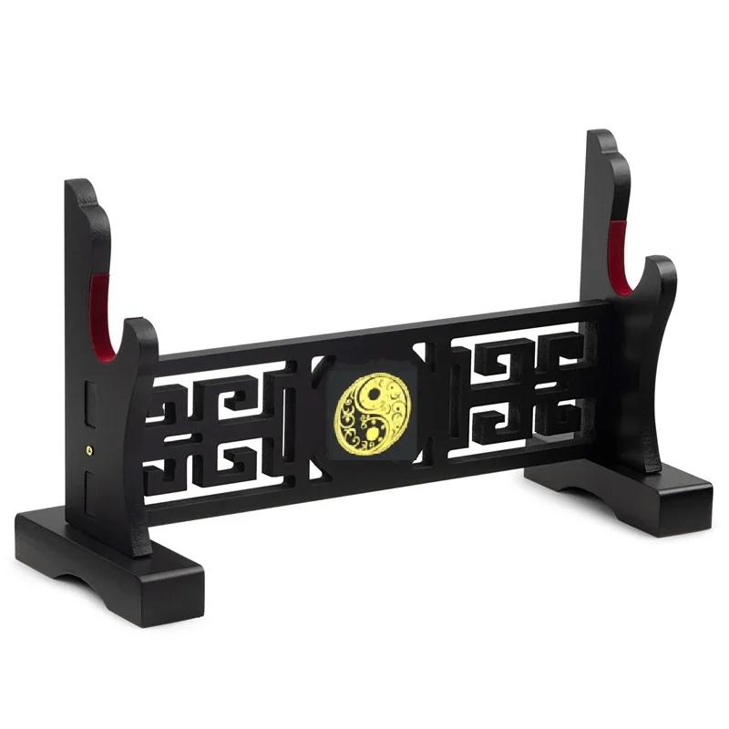Suporte de espada Exibição de armas Veludo Proteger Espada Cremalheira Katana Genji Samurai Japonês Blade Gladius Templários Medieval Stand -Taichi - Image 1