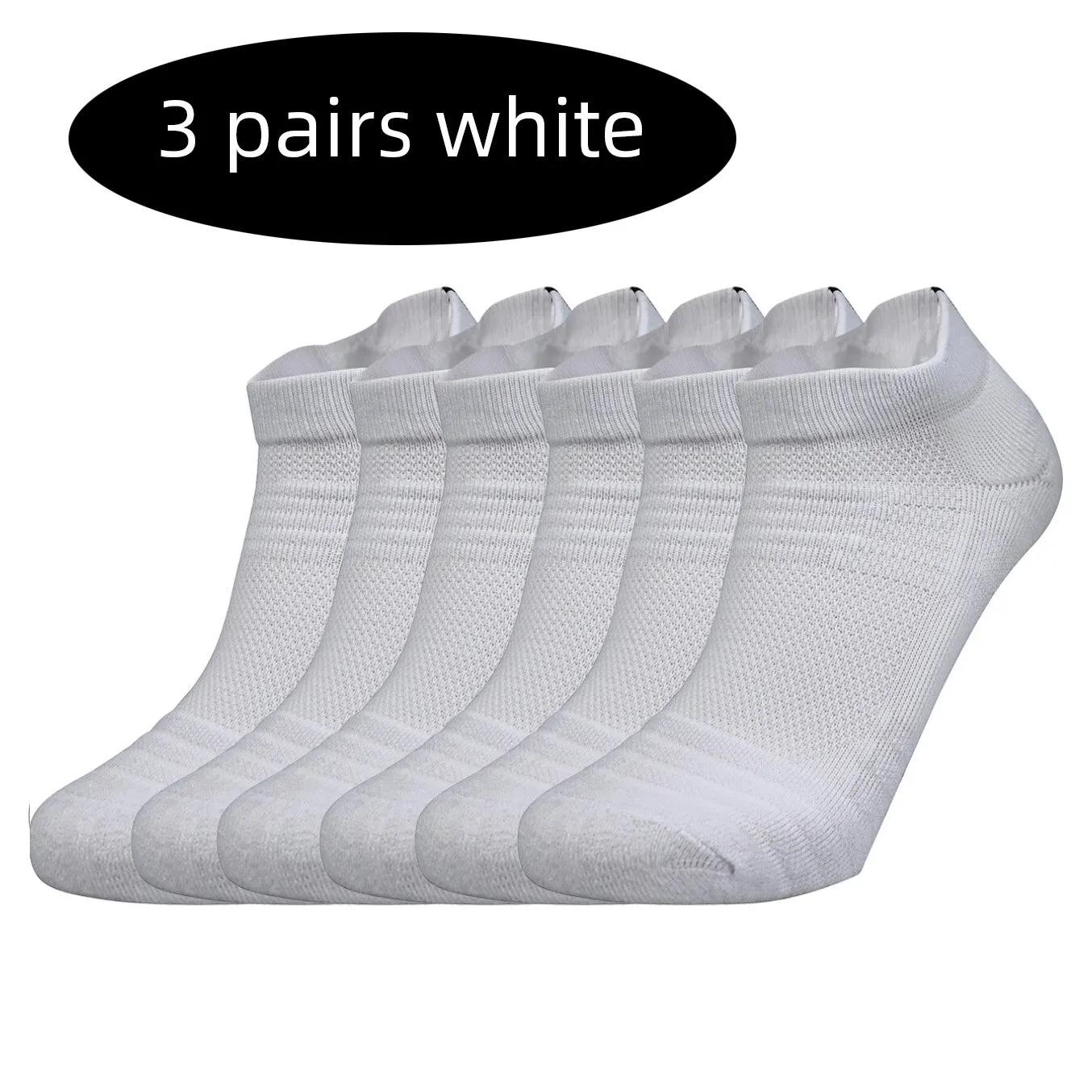Meias Curtas de Tornozelo Masculino e Feminino, Resistente ao Desgaste, Antiderrapante, Casual, Corrida, Esportes, Performance, Basquete, Performance, 3 Pares - Image 1