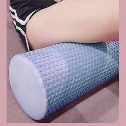Rolo hexagonal redondo do cilindro da espuma de eva do rolo da ioga para exercícios de pilates aprimorados em casa diâmetro 9.5cm comprimento 29.7cm - Image 5