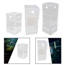 Aquário acrílico tanque filtro caixa, destacável canto transparente defletor, caixa de transbordamento, aquário decoração acessório - Image 4