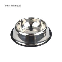 Aço inoxidável Pet alimentação e beber Bowl, Bacia do metal de grande capacidade, Alimentador barato, E8i9 - Image 4