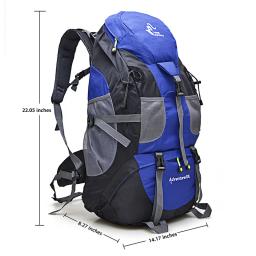 Mochila impermeável ao ar livre para escalada, mochila, ciclismo, caminhadas, trekking, camping, 50L - Image 3