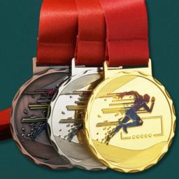 Medalha De Maratona De Metal, Personalização Criativa, Corrida Lembranças De Competição, Um Prêmio, Decoração Pendurada Ao Decote, 1Pc - Image 6