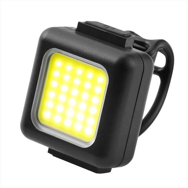Bicicleta Mini com Luz Dianteira e Traseira LED, Carregamento USB e Luz de Advertência para Ciclismo