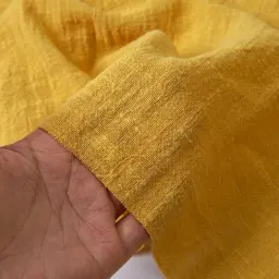Tecido de algodão de linho fino macio de cor sólida material orgânico linho natural puro para costura diy roupas artesanais tecido de retalhos - Image 3