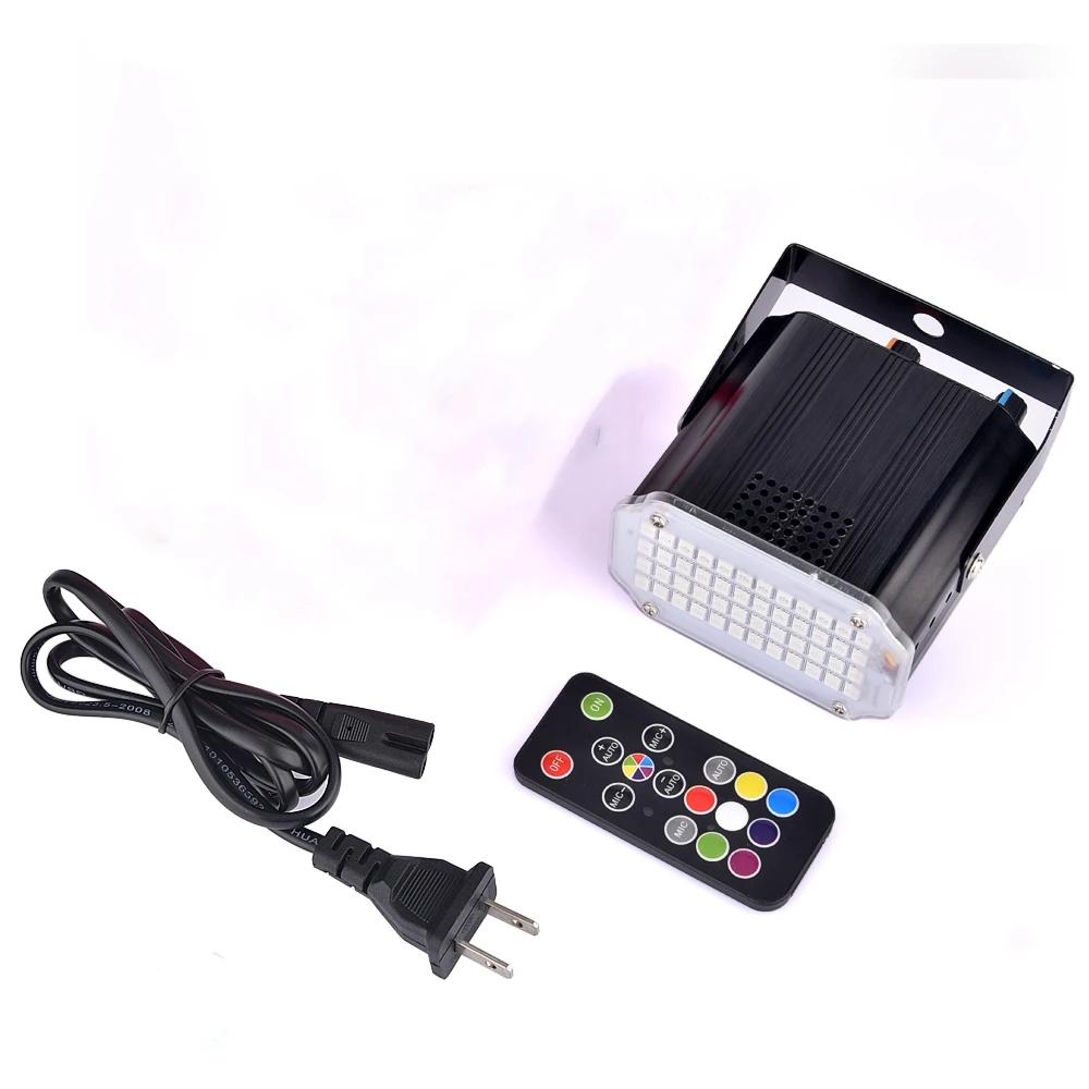 RGB Stage Disco Light com controle remoto, DJ Party Projector, festa ao ar livre, KTV, reunião familiar, Bar Strobe Light - Image 1