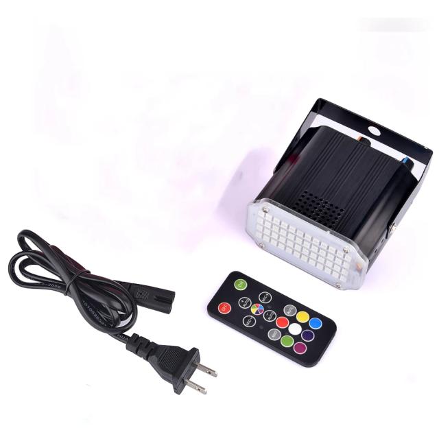 Ilumine sua Festa com o RGB Stage Disco Light: Controle Remoto, Projetor para DJ, Ideal para Festas ao Ar Livre, KTV e Reuniões Familiares