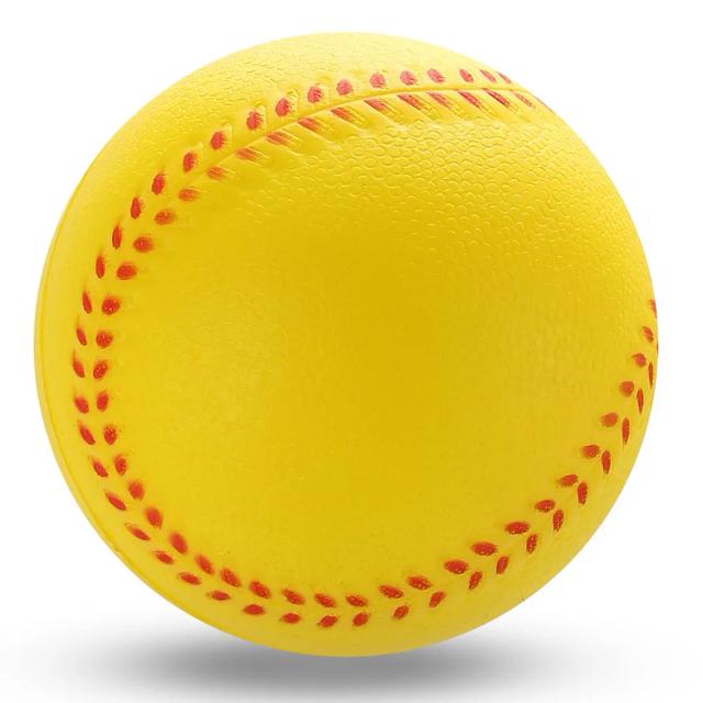 Bola de Base de Esponja Macia de 2,5 Polegadas para Treinamento de Beisebol e Softball Infantil, Ideal para Prática ao Ar Livre