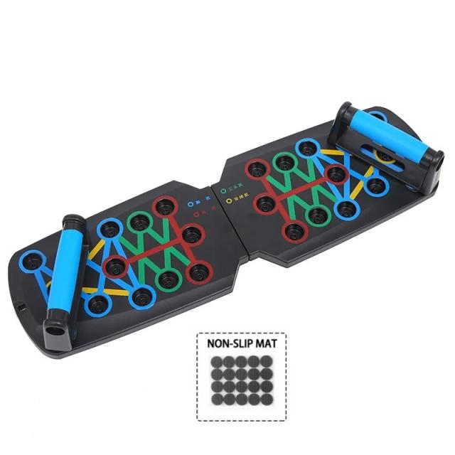Placa Push-Up Multifuncional Dobrável para Peito, Abdômen e Braço