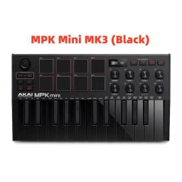 AKAI-Mini MPK Mini teclado com bateria retroiluminada Pads, USB, MK3, 25 Key, controlador de teclado, 8 botões, Piano produção musical - Image 5