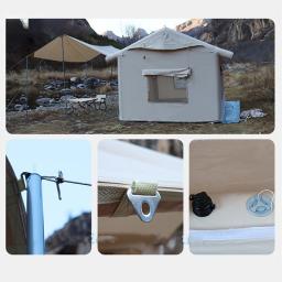 Barraca de acampamento exterior impermeável, cabine luxuosa, barracas Terylene, cabine - Image 6