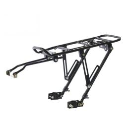Bagagem bicicleta para transportadora bicicleta liga alumínio carga rack traseiro prateleira ciclismo selim saco titular mtb - Image 1