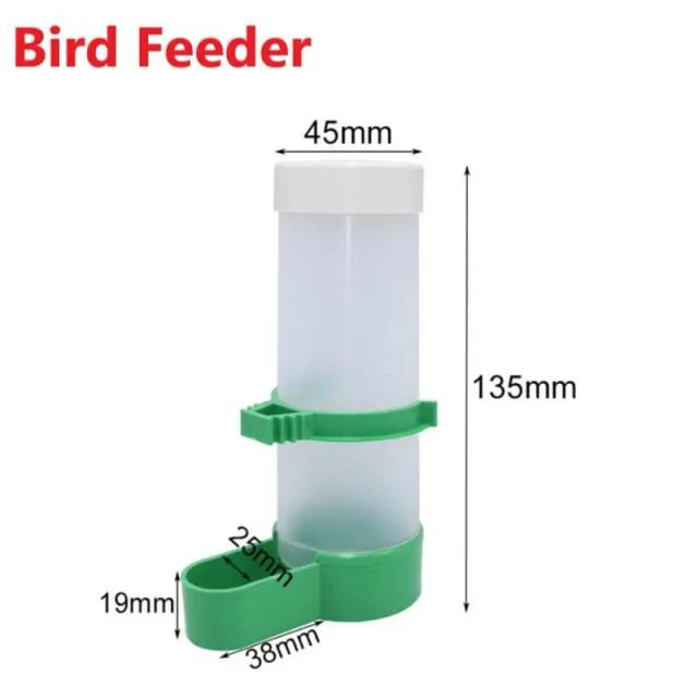 Bebedouro Automático para Pássaros com Alimentador e Dispensador de Água para Gaiolas e Pets