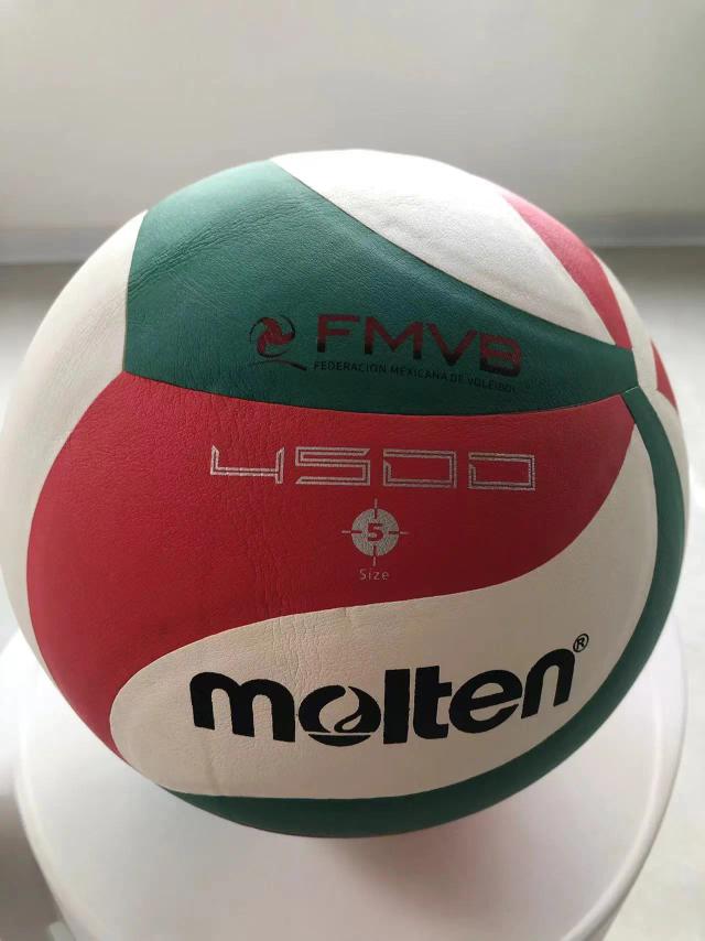 Bola de Vôlei Molten Flistatec V5M4500 para Estudantes e Adultos - Treinamento de Competição ao Ar Livre, Tamanho 5