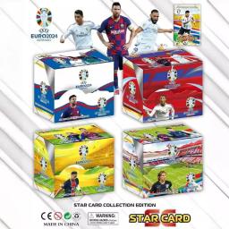 Flash card coleção 3d futebol cartão álbum, estrelas do mundo, quente, 288pcs - Image 6
