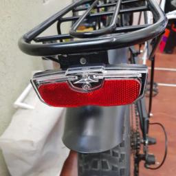 Bicicleta Bagagem Transportador Rack Lâmpada, MTB Traseira Prateleira, Ciclismo espigão, Luz Traseira, Assento traseiro, Reflective Taillight - Image 3