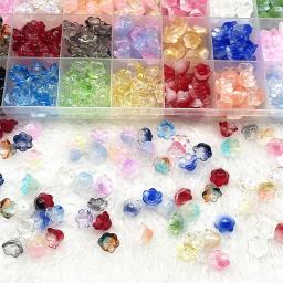Contas de vidro coloridas, 7x12mm, colorido, para fazer jóias, diy, pulseiras, grampo de cabelo, acessórios, 20pcs - Image 1