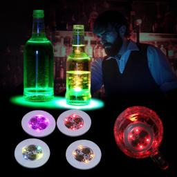 Garrafa Luminosa Luzes LED, Coaster Lâmpadas, Fit para Xmas Bar, KTV, festa de casamento, Cocktail Drink Cup, Vase Decor - Image 1