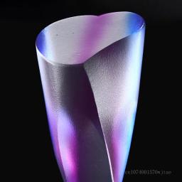Criativo high-end troféu de cristal colorido, prêmio lettering personalizado, equipe comenda serviço, decoração para casa gravura, novo - Image 4