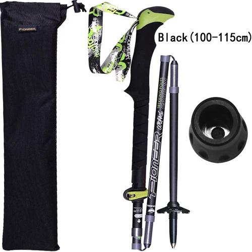 Bastões de caminhada dobráveis, profissional, bastões de carbono dobraduras para passeios ao ar livre, escalada, montanhismo - Image 1