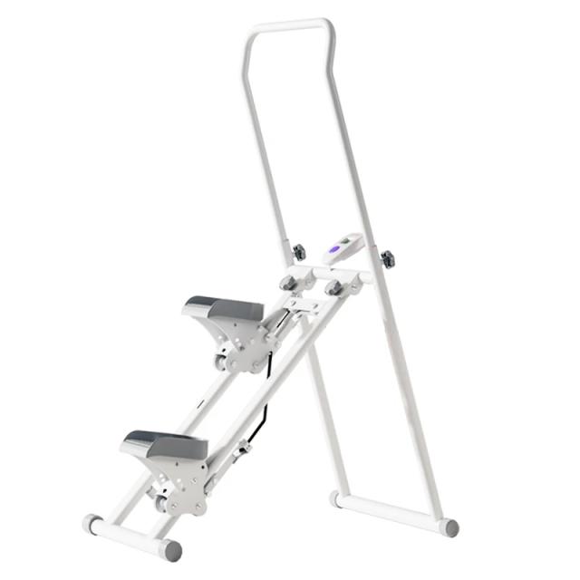 Stepper Multifuncional Indoor para Escalada - Máquina de Montanha para Exercícios em Casa com Inclinação Ajustável