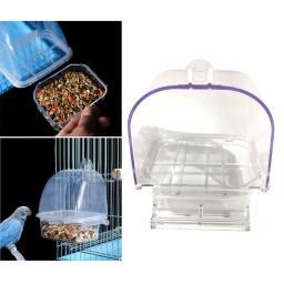 Papagaio Spill Proof Feed Box, Adequado para Pássaros Pequenos Papagaio, Recipiente De Alimento De Pássaro, Resistente à Mordida - Image 2