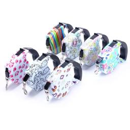 Coleira retrátil de nylon com 11 cores, coleira com estampa de 3m 5m para cães pequenos, cães e gatos - Image 3