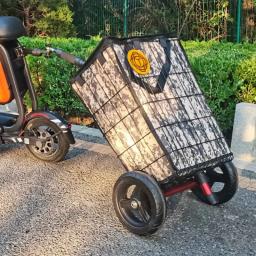 Trailer De Bicicleta Contínua Montado Na Traseira Do Veículo De Acampamento, Pneus Silenciosos, Camping Armazenamento, Acessórios De Caminhada Natural, Ao Ar Livre - Image 4